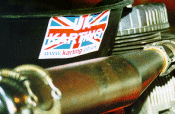 The largest of the Union Jack stickers.